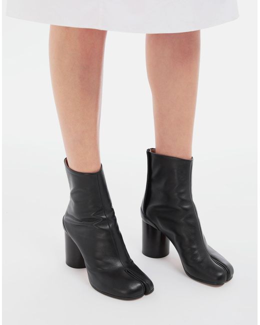 maison margiela black tabi boots
