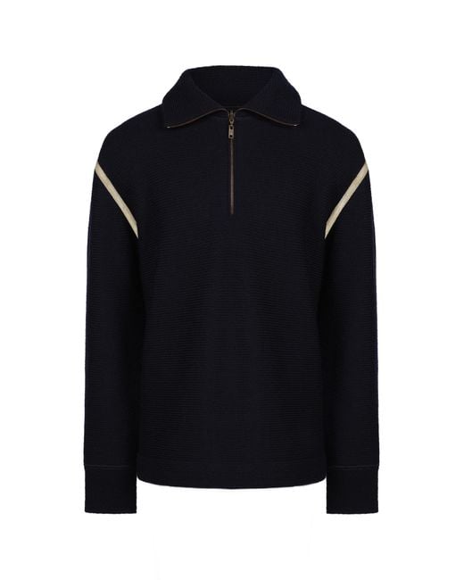 Maison Margiela Black Elbow Patch Sweater for men