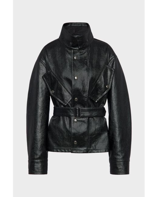 Maison Margiela Black Belted Jacket