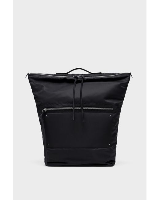 Maison Margiela Black Zip Backpack