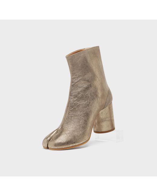 Maison Margiela Natural Tabi Ankle Boots