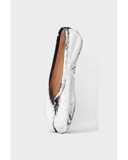Maison Margiela White Tabi New Ballerina