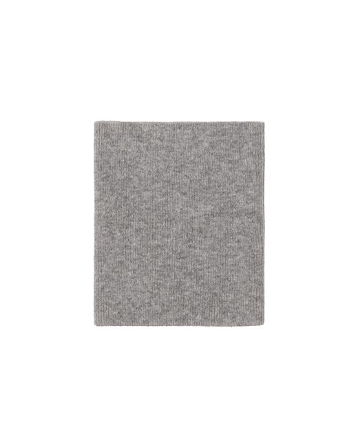 Maison Margiela Gray Wool Scarf