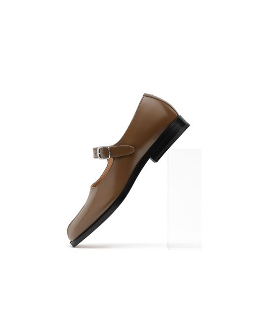 Maison Margiela Brown Tabi Mary-Janes