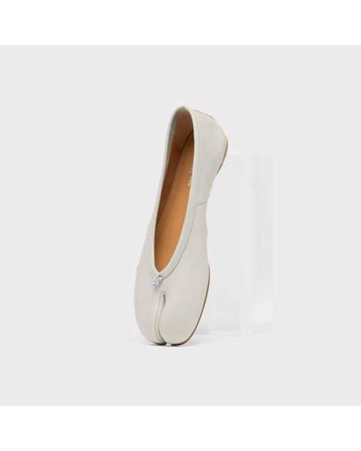 Maison Margiela White Tabi Ballerina
