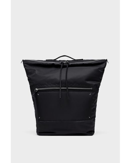 Maison Margiela Black Zip Backpack