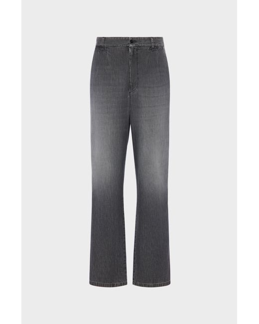 Maison Margiela Gray Straight-Leg Jeans for men