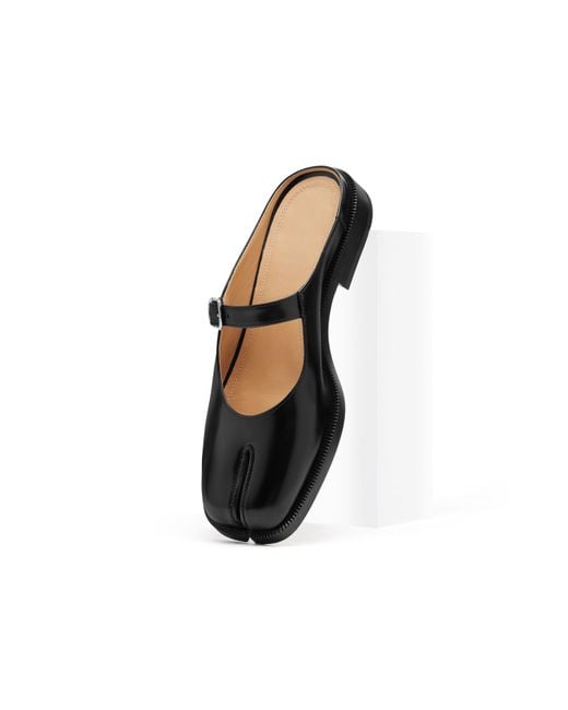 Maison Margiela Black Tabi City Mary-Jane Mules