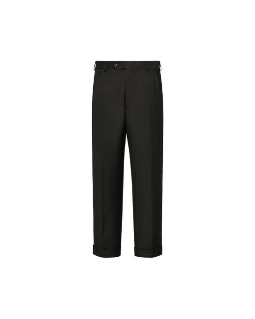 Maison Margiela Black Mohair Trousers for men