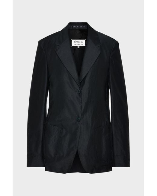 Maison Margiela Black Cotton Blazer for men