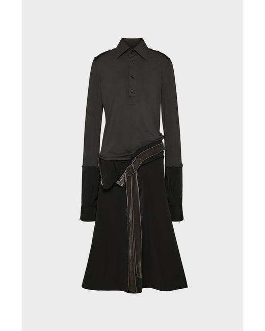 Maison Margiela Black Work-In-Progress Dress