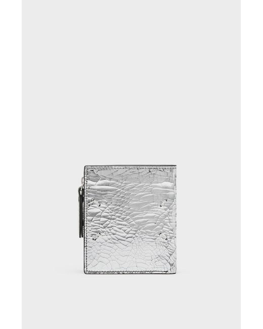 Maison Margiela Gray Broken Mirror Flap Wallet