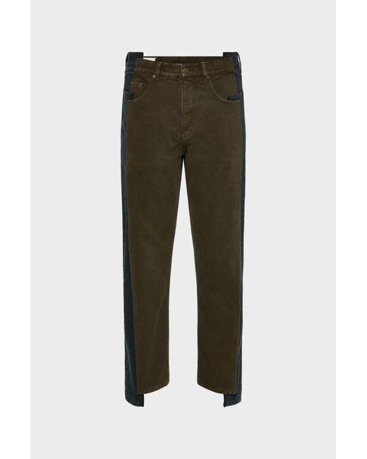 Maison Margiela Green Straight-Leg Jeans for men