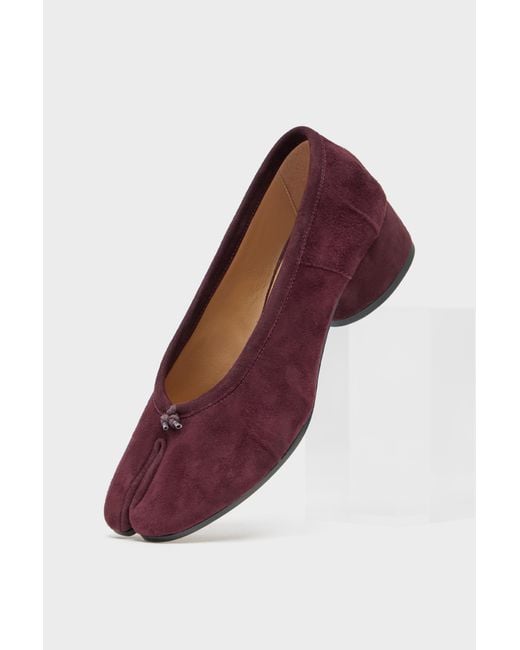 Maison Margiela Purple Tabi New Ballerina