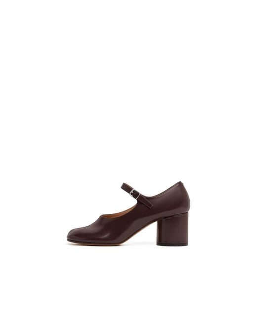 Maison Margiela Brown Tabi Mary-Janes