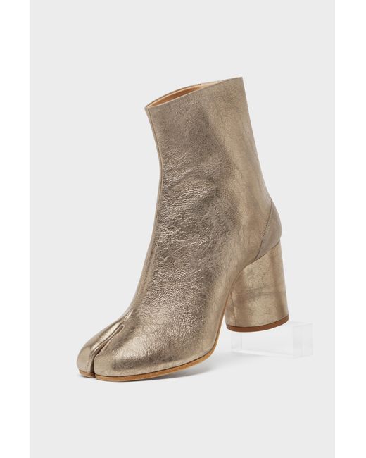 Maison Margiela Natural Tabi Ankle Boots