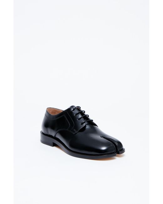 Maison Margiela Black Tabi Lace-Ups