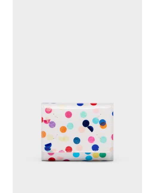 Maison Margiela White Zip Clip Wallet