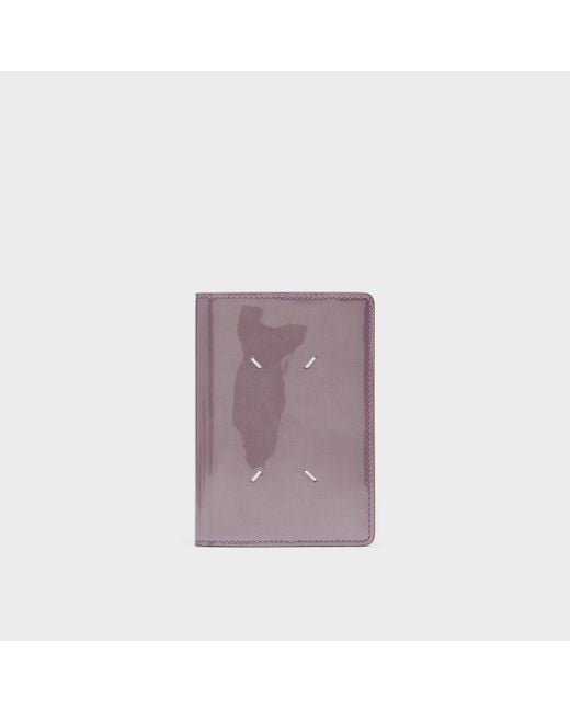 Maison Margiela Purple Four Stitches Passport Cover