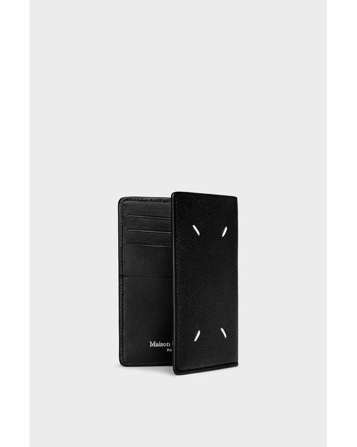 Maison Margiela Black Four Stitches Cardholder