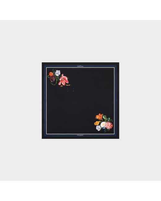 Maison Margiela Blue Silk Scarf