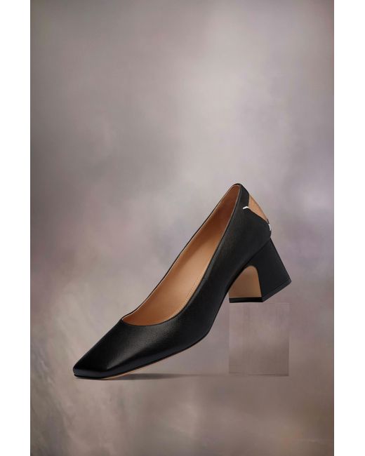 Maison Margiela Black Four Stitches Décortiqué Pumps