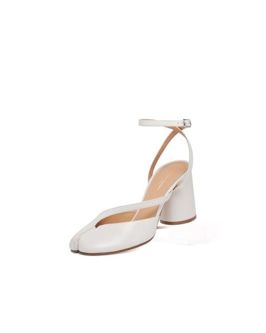 Maison Margiela White Tabi Pump Sandals