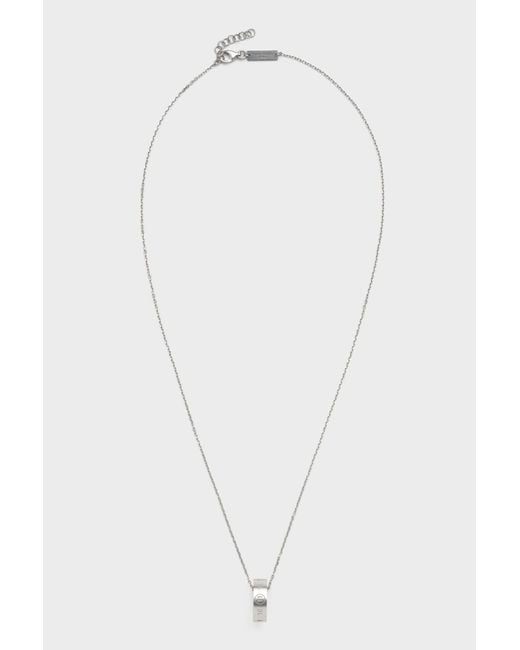 Maison Margiela White Numeric Necklace