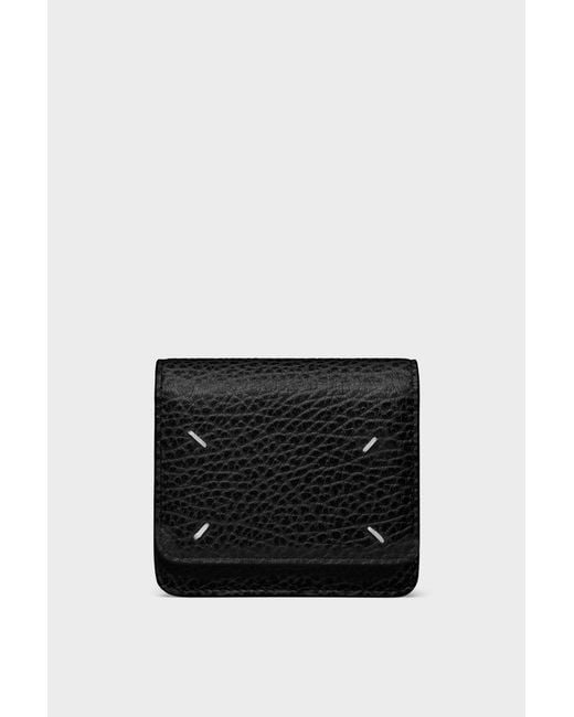 Maison Margiela Black Four Stitches Chain Wallet