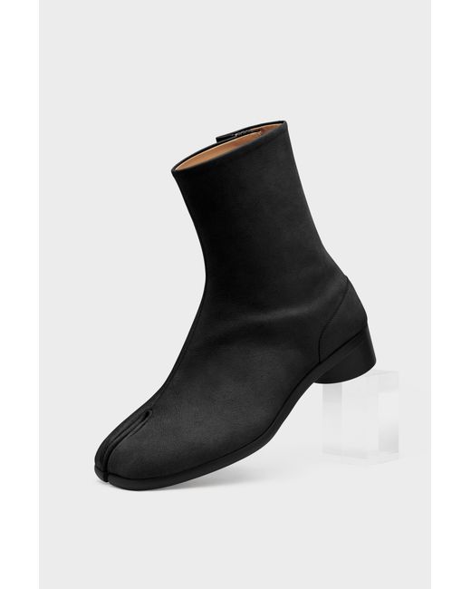 Maison Margiela Black Tabi Ankle Boots for men