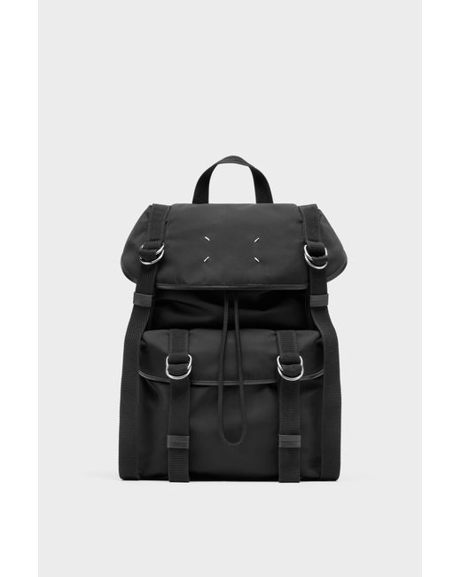 Maison Margiela Black High Tech Medium Backpack