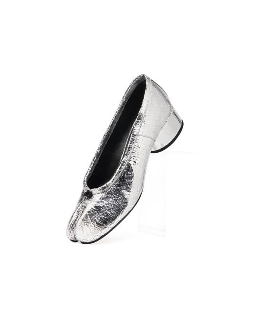 Maison Margiela White Tabi Broken Mirror New Ballerinas