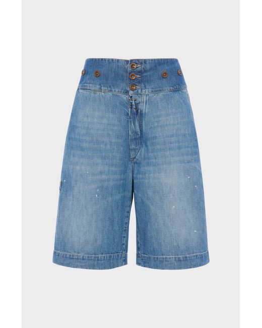Maison Margiela Blue Denim Shorts