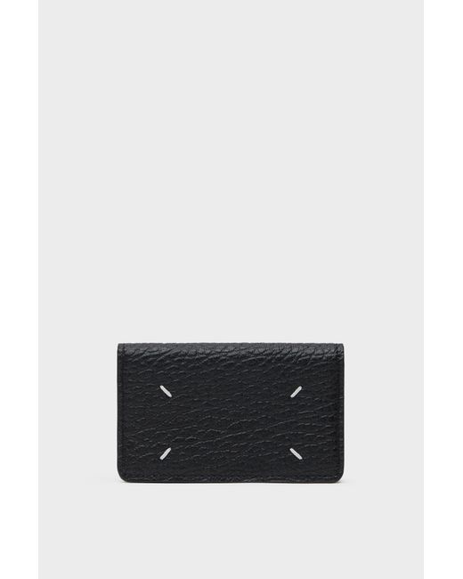 Maison Margiela Black Four Stitches Card Holder