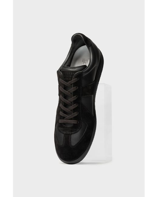 Maison Margiela Black Replica Sneakers for men