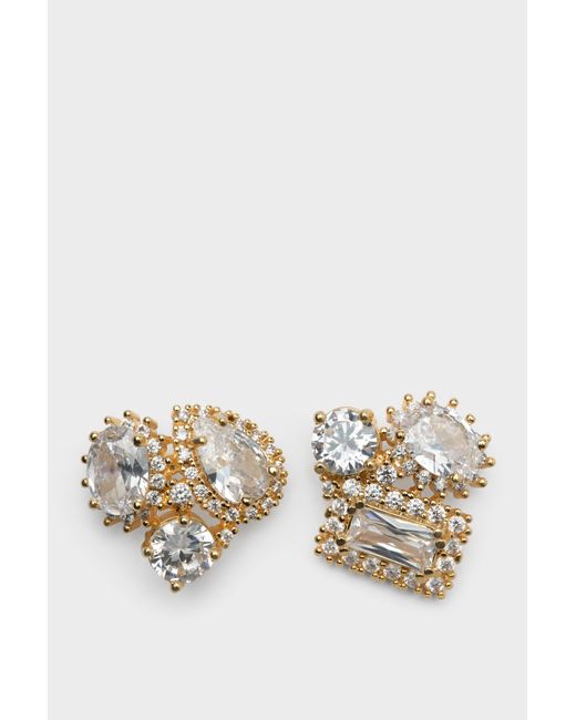 Maison Margiela Metallic Cluster Stud Earrings