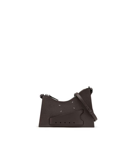 【MAISON MARGIELA】SNATCHED HOBO SMALL BAG Black Leather Small Snatched Hobo Bag | Maison Margiela
