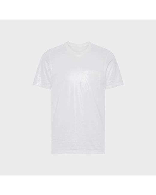 Maison Margiela White Cotton Jersey T-Shirt for men