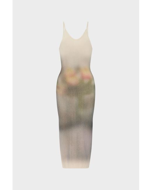 Maison Margiela Natural Knit Maxi Dress