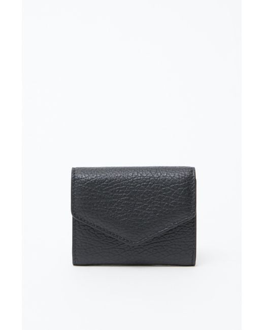Maison Margiela Gray Accordion Fold Leather Wallet