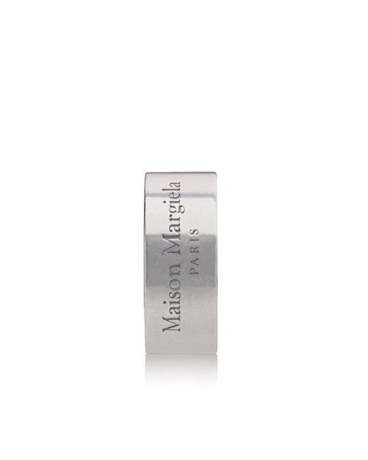 Maison Margiela Gray Anello Con Logo