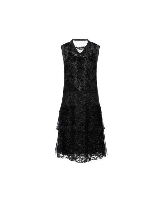 Maison Margiela Black Sheer Tea Dress