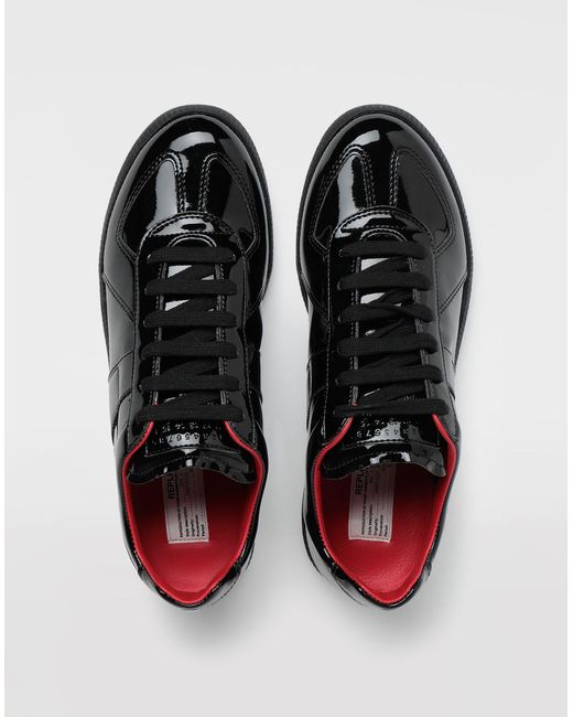 maison margiela replica sneaker black