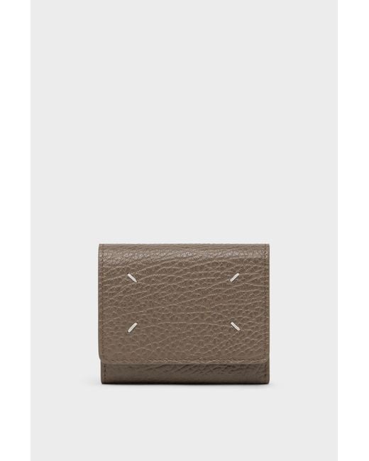Maison Margiela Brown Four Stitches Wallet