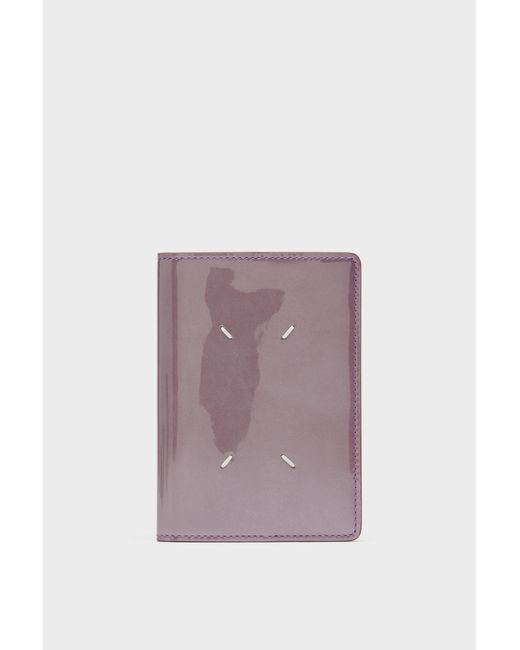 Maison Margiela Purple Four Stitches Passport Cover
