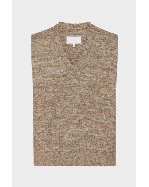Maison Margiela Natural Knit Vest for men