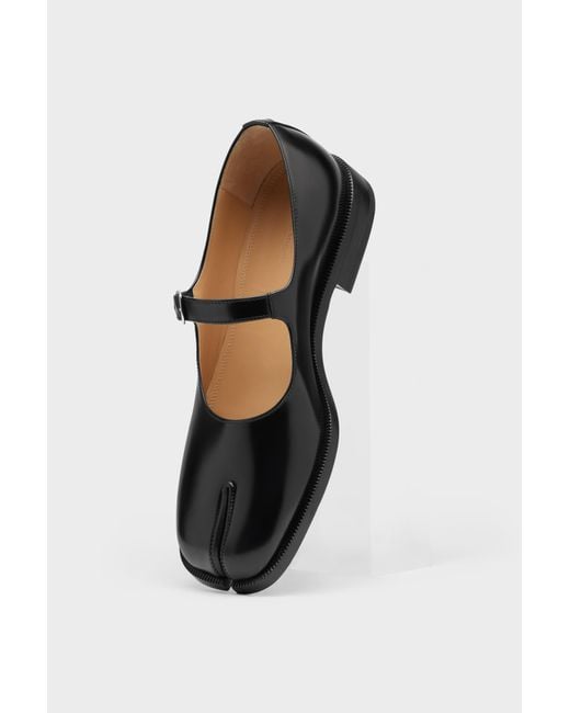 Maison Margiela Black Tabi City Mary-Janes for men