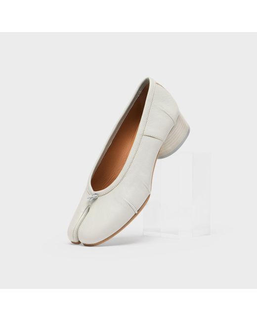 Maison Margiela White Tabi Ballerina