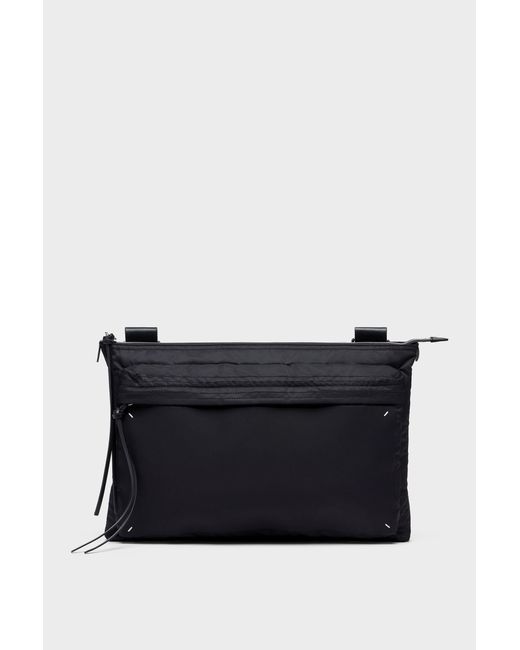 Maison Margiela Black Zip Computer Bag East West