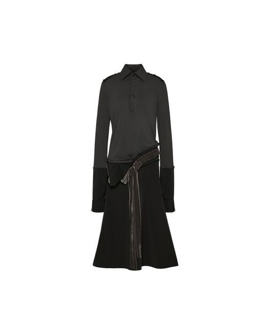Maison Margiela Black Work-In-Progress Dress